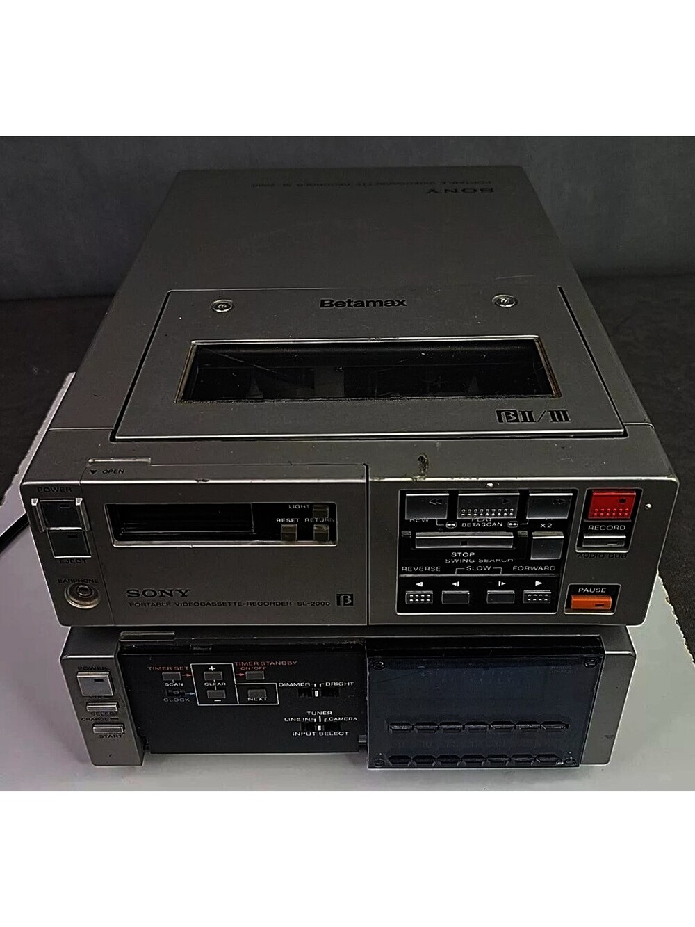 Sony TT-2000 Portable Betamax Tuner Timer